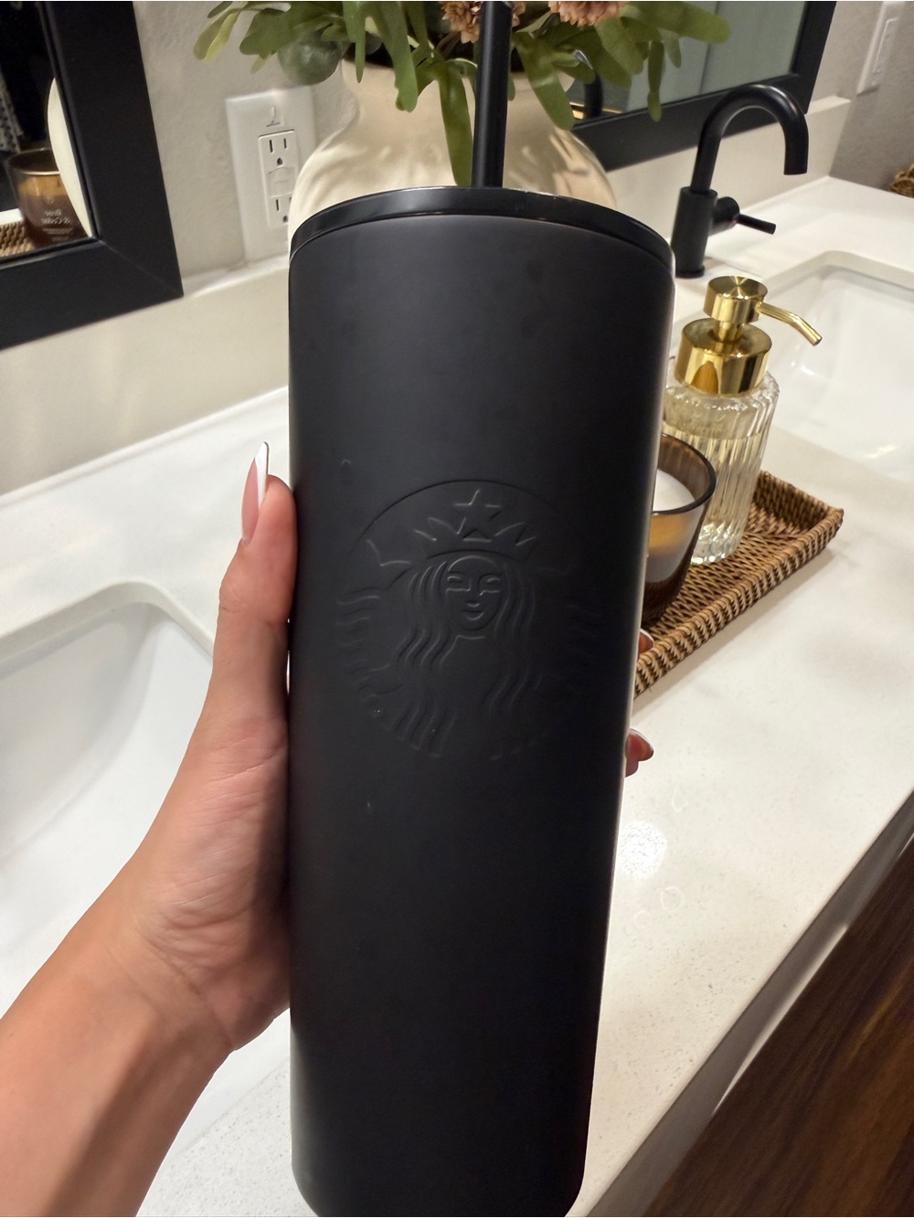 Starbucks Black Matte Tumbler